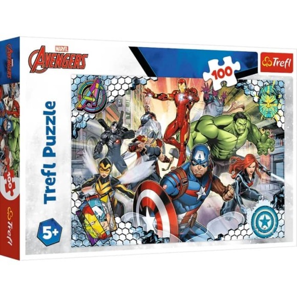 Puzzle Sławni Avengersi 100 elementów Trefl