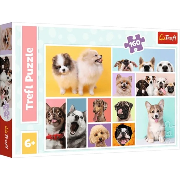 Puzzle Psia przyjaźń 160 elementów Trefl