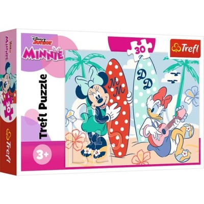 Puzzle Kolorowa Minnie 30 elementów Trefl