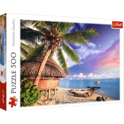 Puzzle 500 elementów Wyspa Bora Bora Trefl