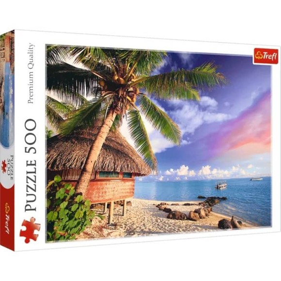 Puzzle 500 elementów Wyspa Bora Bora Trefl