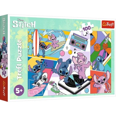 Puzzle Wspomnienia Lilo & Stitch 100 elementów Trefl