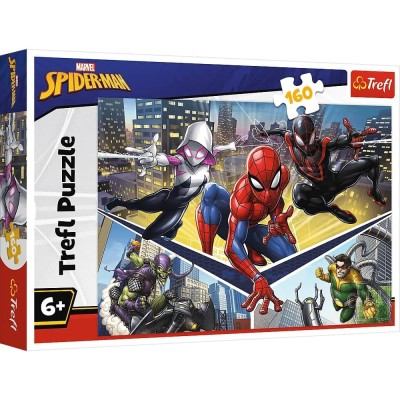 Puzzle Siła Spidermana 160 elementów Trefl