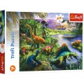 Puzzle 200 elementów Drapieżne dinozaury Trefl.jpg