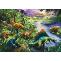 Zestaw puzzli 200 elementów Drapieżne dinozaury.jpg