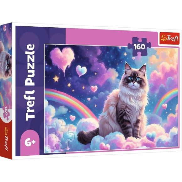 Puzzle Domowy kotek 160 elementów Trefl