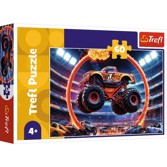 Puzzle Monster truck 60 elementów Trefl