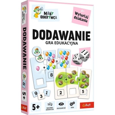Gra  edukacyjna dla dzieci Dodawanie Trefl
