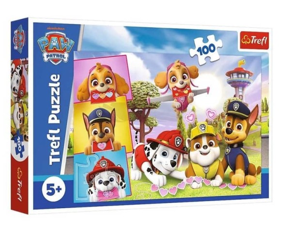 Puzzle Psi Patrol Nieustraszone dziewczyny 100 elementów Trefl