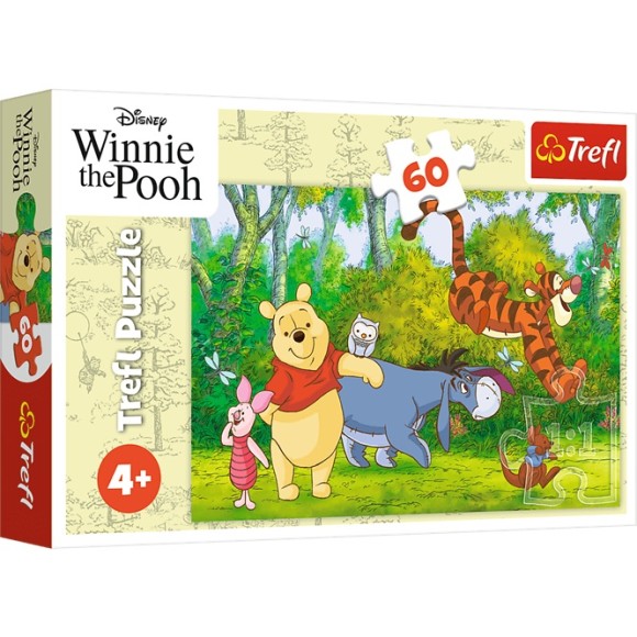 Puzzle Smaczny miodek Kubuś Puchatek 60 elementów Trefl