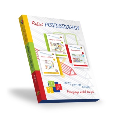 Pakiet przedszkolaka Zeszyt 1,2,3 Myślę czytam rysuję Arson