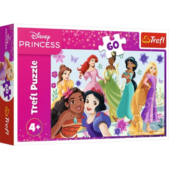 Puzzle Księżniczki w akcji 60 elementów Trefl