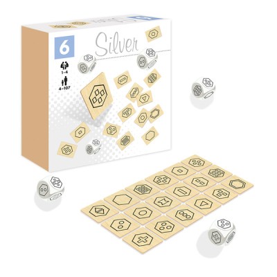 Gra Kostki z piktogramami Silver Alexander