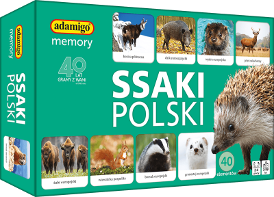 Gra Memory Ssaki Polski Adamigo