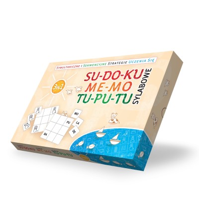 Zestaw 3w1 Su-Do-Ku, Me-mo, Tu-pu-tu Sylabowe Arson
