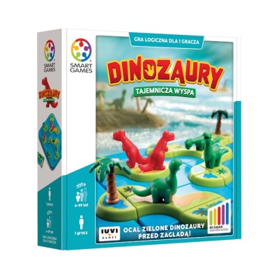 Gra Dinozaury Tajemnicza wyspa Smart Games 6+