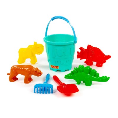 Duże wiaderko z łopatką i foremkami 51806 Wader Polesie