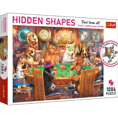 Puzzle Hidden Shapes 1086 elementów Wieczór gier Trefl