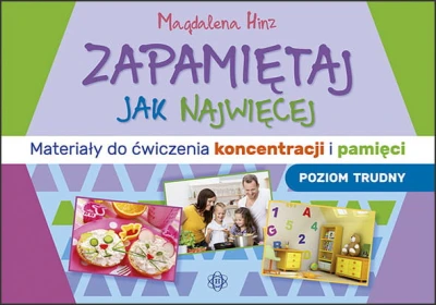Książka Zapamiętaj jak najwięcej - poziom trudny Harmonia