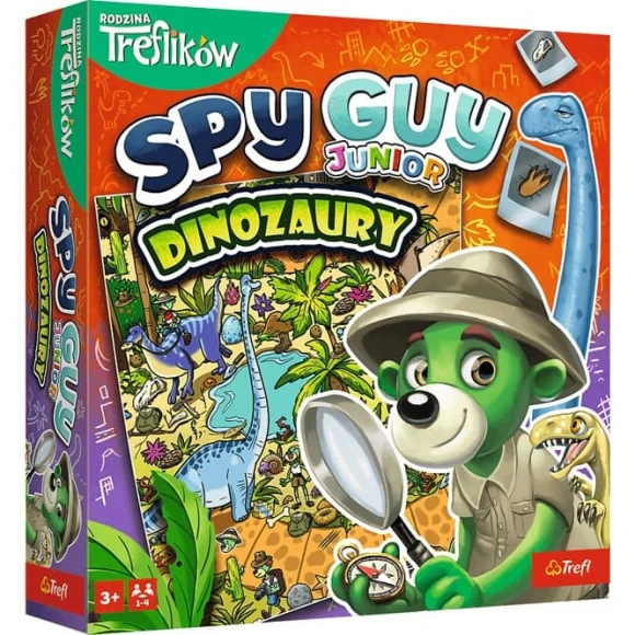 Gra Spy Guy Junior Dinozaury Trefl – kooperacyjna gra dla dzieci 3+
