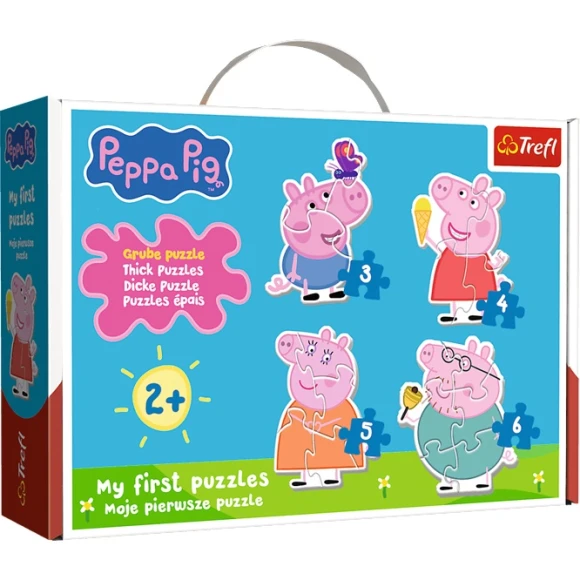 Układanka Baby Puzzle Świnka Peppa Trefl