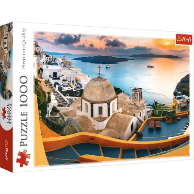 Puzzle 1000 elementów Bajkowe Santorini Trefl