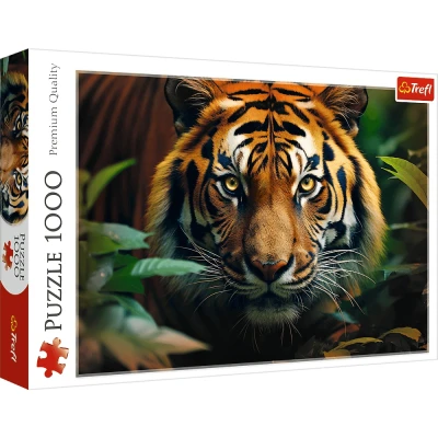Puzzle 1000 elementów Dziki tygrys Trefl