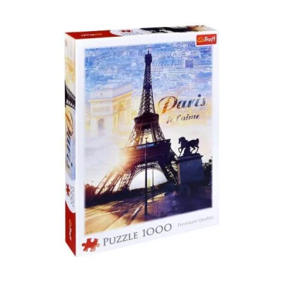 Puzzle 1000 elementów Paryż o świcie Trefl