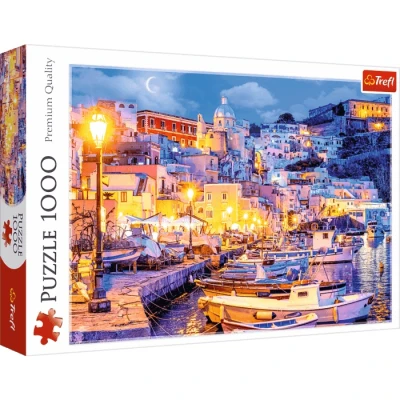 Puzzle 1000 elementów Procida nocą Trefl