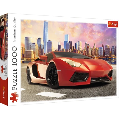 Puzzle 1000 elementów Przejażdżka o zachodzie słońca Trefl
