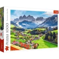 Puzzle 1000 elementów St Magdalena Dolomity Trefl.jpg