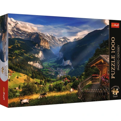 Puzzle 1000 elementów Premium Plus Dolina Lauterbrunnen Trefl