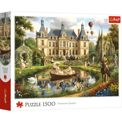 Puzzle 1500 elementów Pałac na wodzie Trefl
