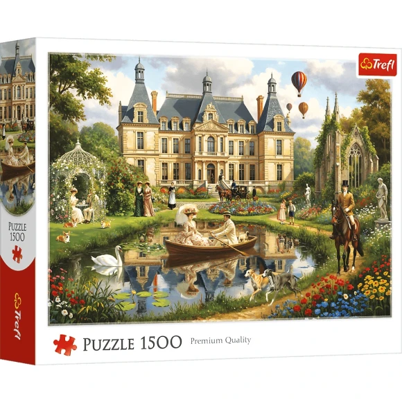 Puzzle 1500 elementów Pałac na wodzie Trefl