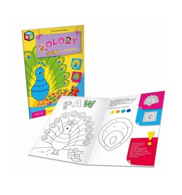 Zeszyt edukacyjny z naklejkami Kolory i wzory Multigra