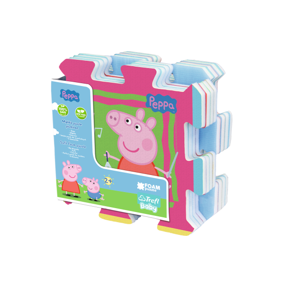 Puzzle piankowe Puzzlopianka Świnka Peppa Trefl.png