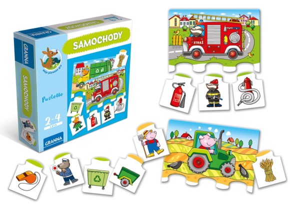 Puzzle samochody Granna