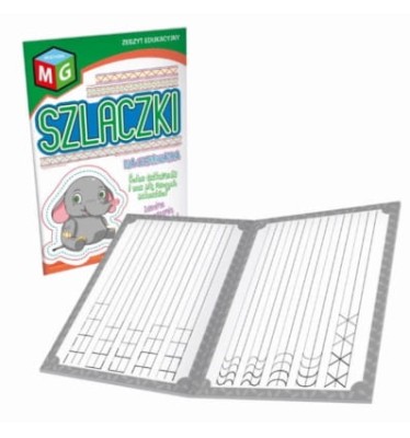 Zeszyt edukacyjny Szlaczki dla czterolatka. Multigra.