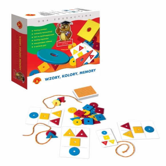 Gra wzory kolory memory