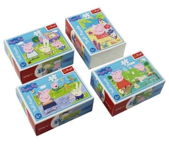 Puzzle Mini 54 elementy Świnka Peppa