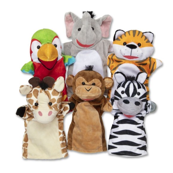 Pacynki Zwierzęta safari Melissa & Doug