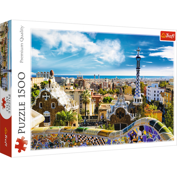 Puzzle 1500 elementów Park Güell Barcelona Trefl