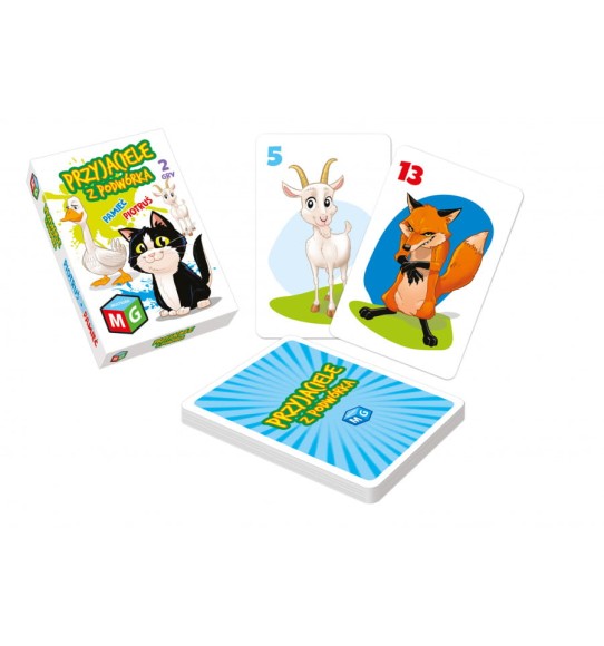 Karty Piotruś ze zwięrzętami