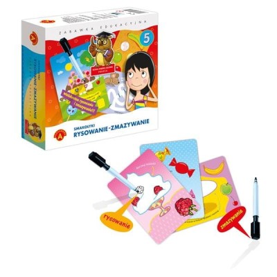 Rysowanie zmazywanie Smakołyki Alexander