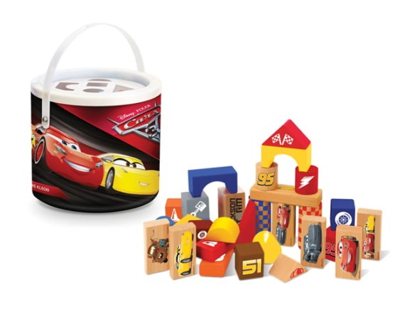 Klocki drewniane Disney Auta 3 Cars 3 Playme