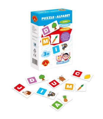 Puzzle edukacyjne Alfabet Alexander