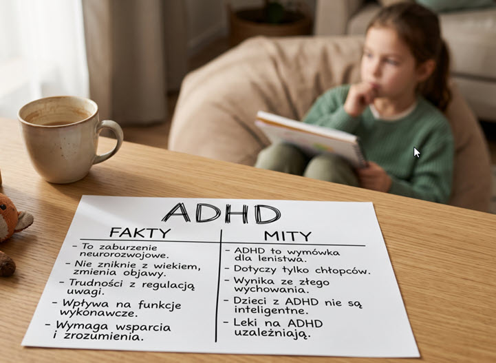 Fakty i mity o ADHD u dzieci. Co musisz wiedzieć?